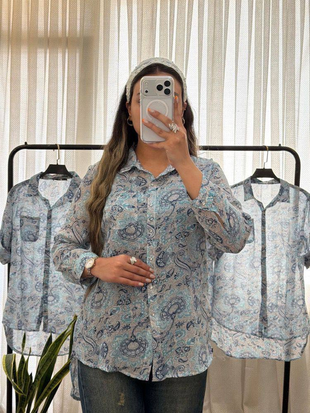 پک 60 عددی شومیز حریر شیشه ایی